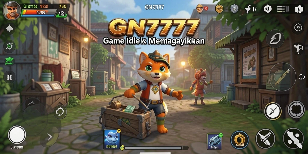Screenshot utama GN777 menampilkan gameplay Idle seru dan menyenangkan.